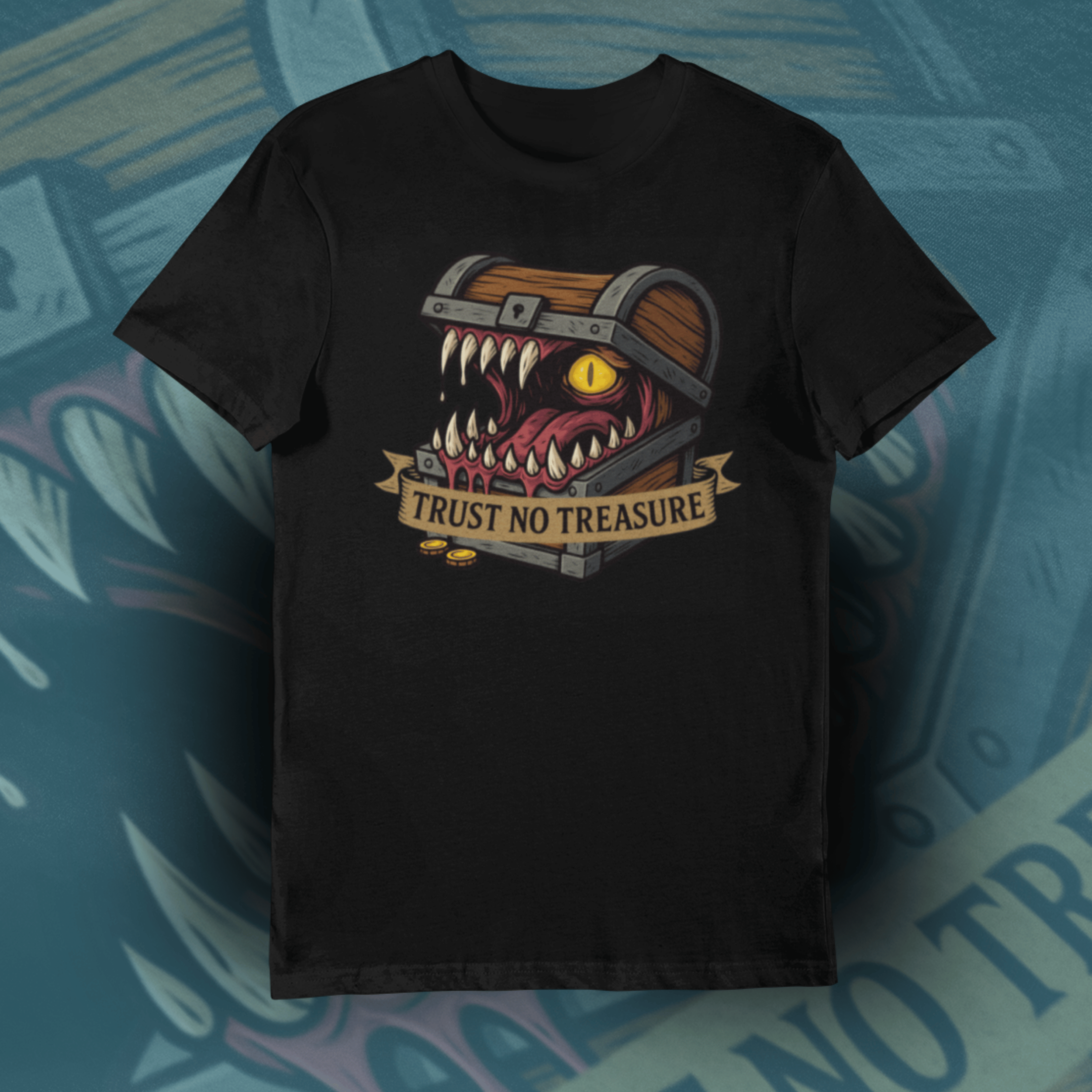 D&D T-Shirt: Trust No Treasure