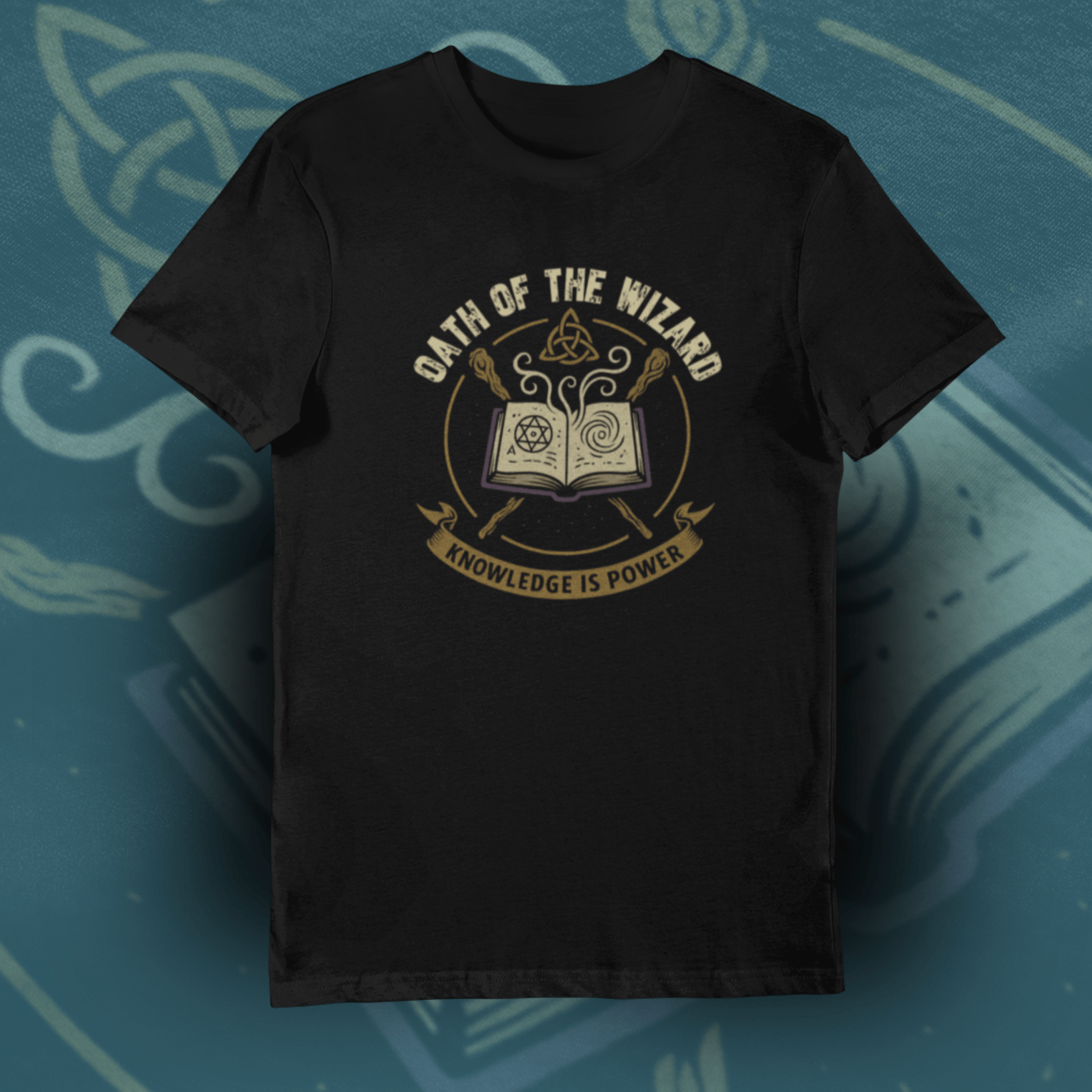 D&D Wizard T-Shirt: Knowledge is Power