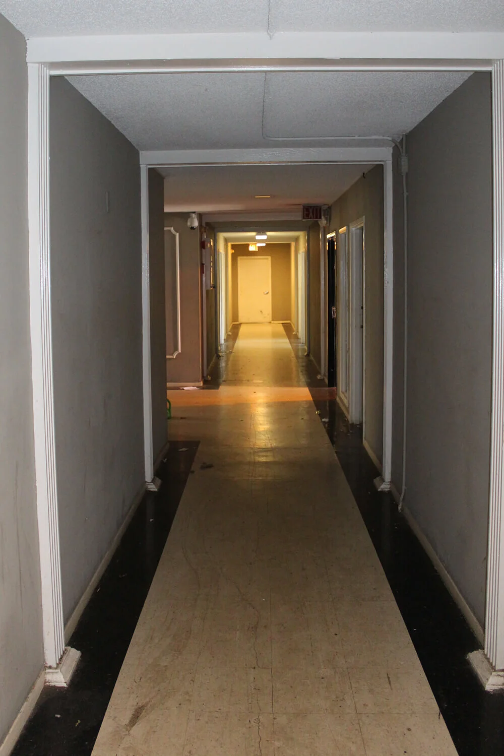 Before the interior hallway renovation at 421 West - Athens, GA