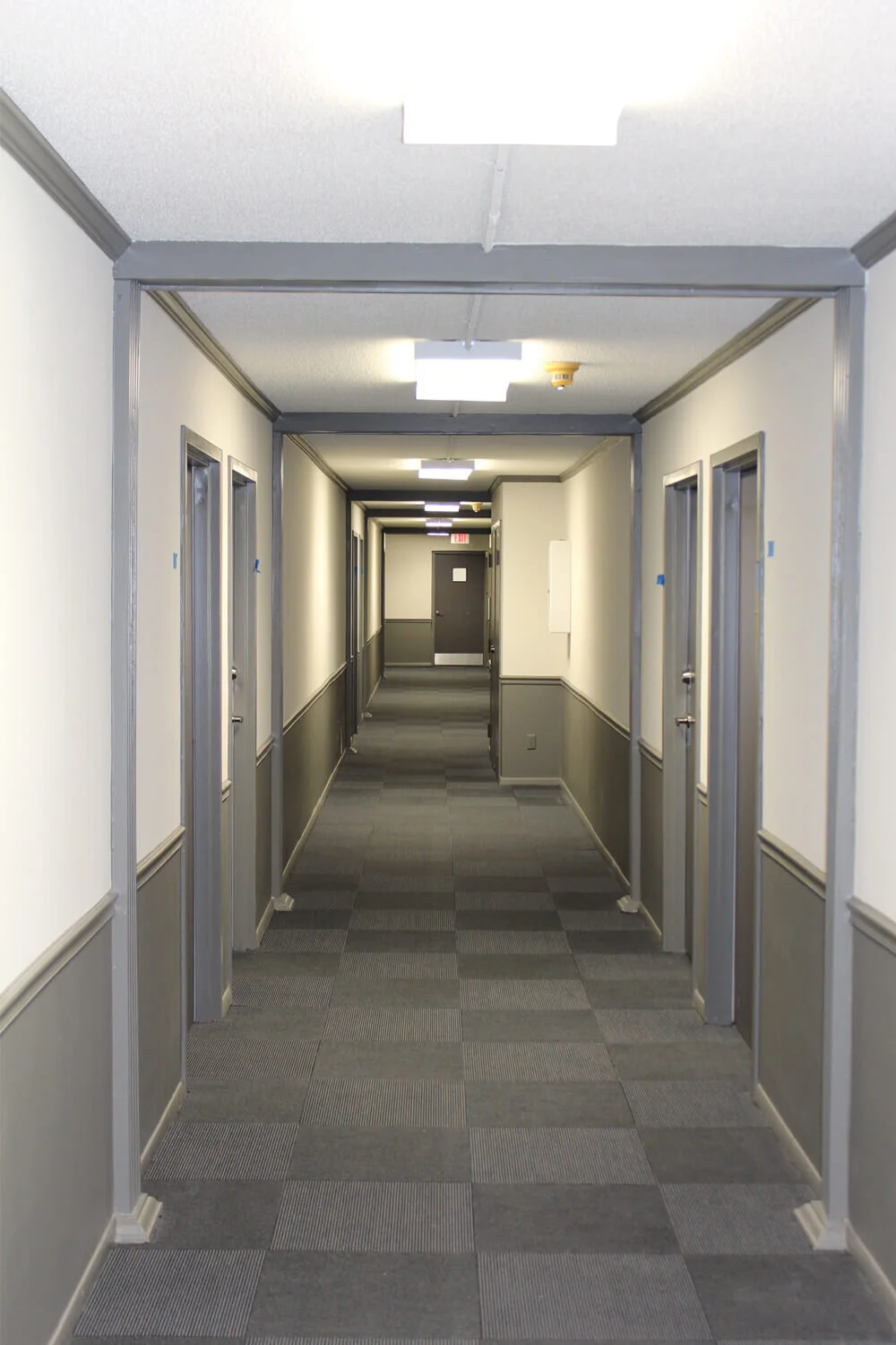 After the interior hallway renovation at 421 West - Athens, GA
