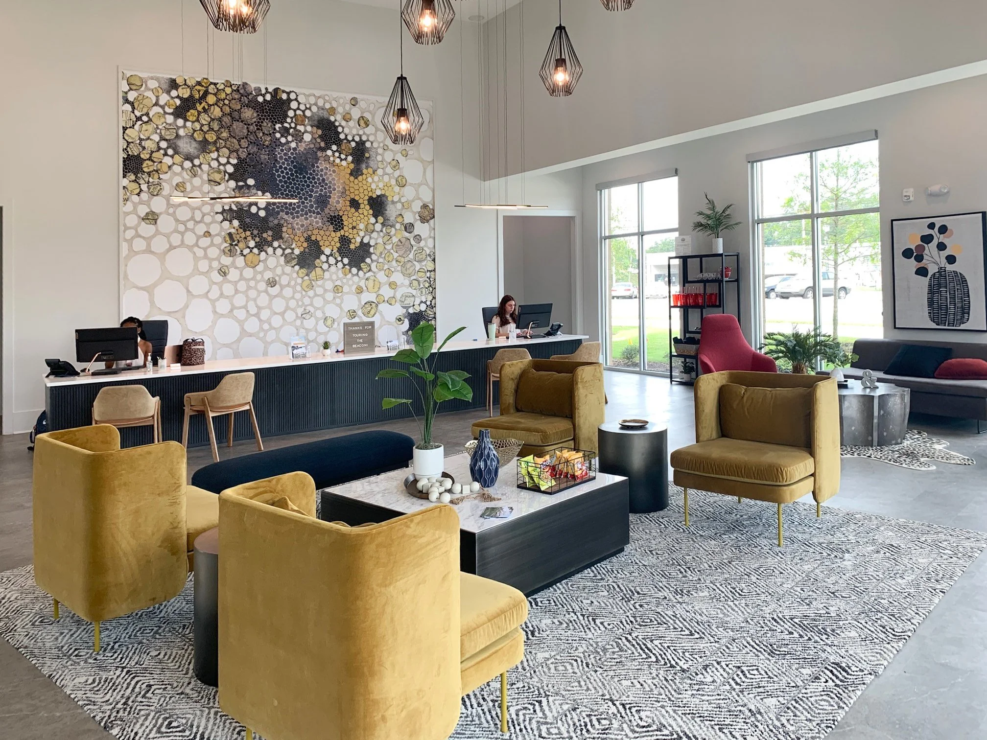 The interior of The Beacon student housing community in Marietta, Georgia, built by TuckerCraft near Kennesaw State University