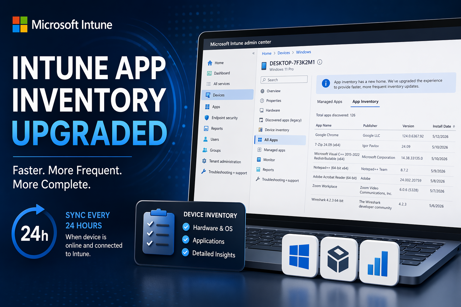 Configuring Intune’s New App Inventory