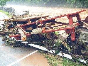 Bakers island flood 2016 debris.jpeg