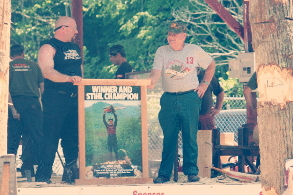 Arden Cogar Jr. and his father are pictured here together.