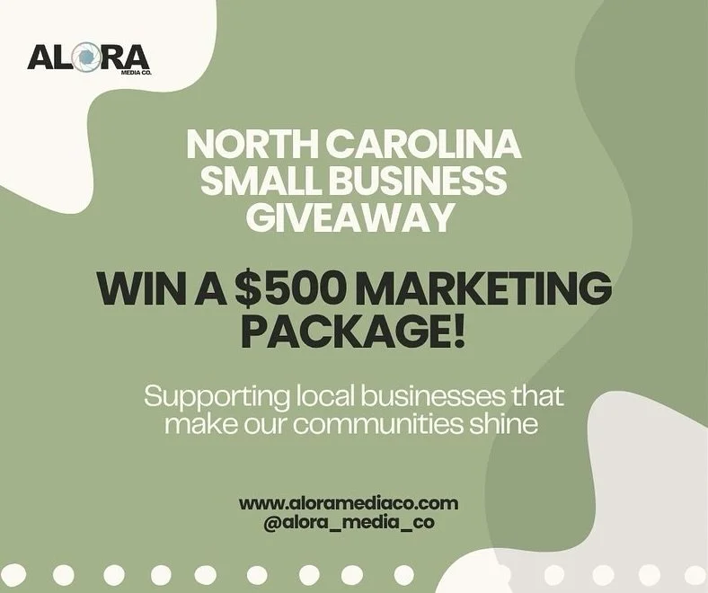 Hey NC friends! 💫
We&rsquo;re giving away 3 FREE $500 marketing packages to local small businesses that are out here hustling and making things happen.

Got a favorite coffee shop, boutique, or local legend? Tag them below and tell us why they deser