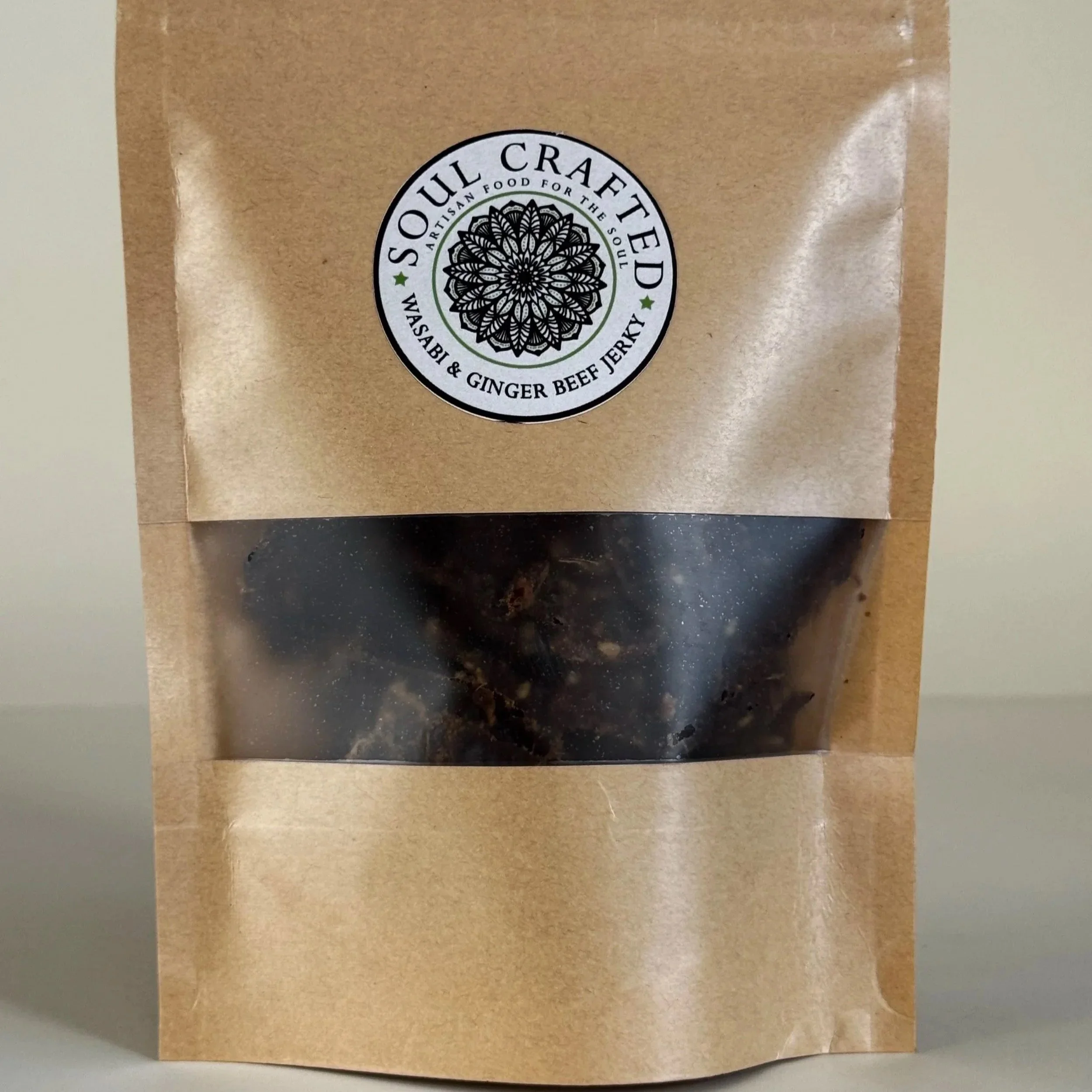 Wasabi & Ginger Beef Jerky small batch artisan beef jerky – Soul Crafted Foods