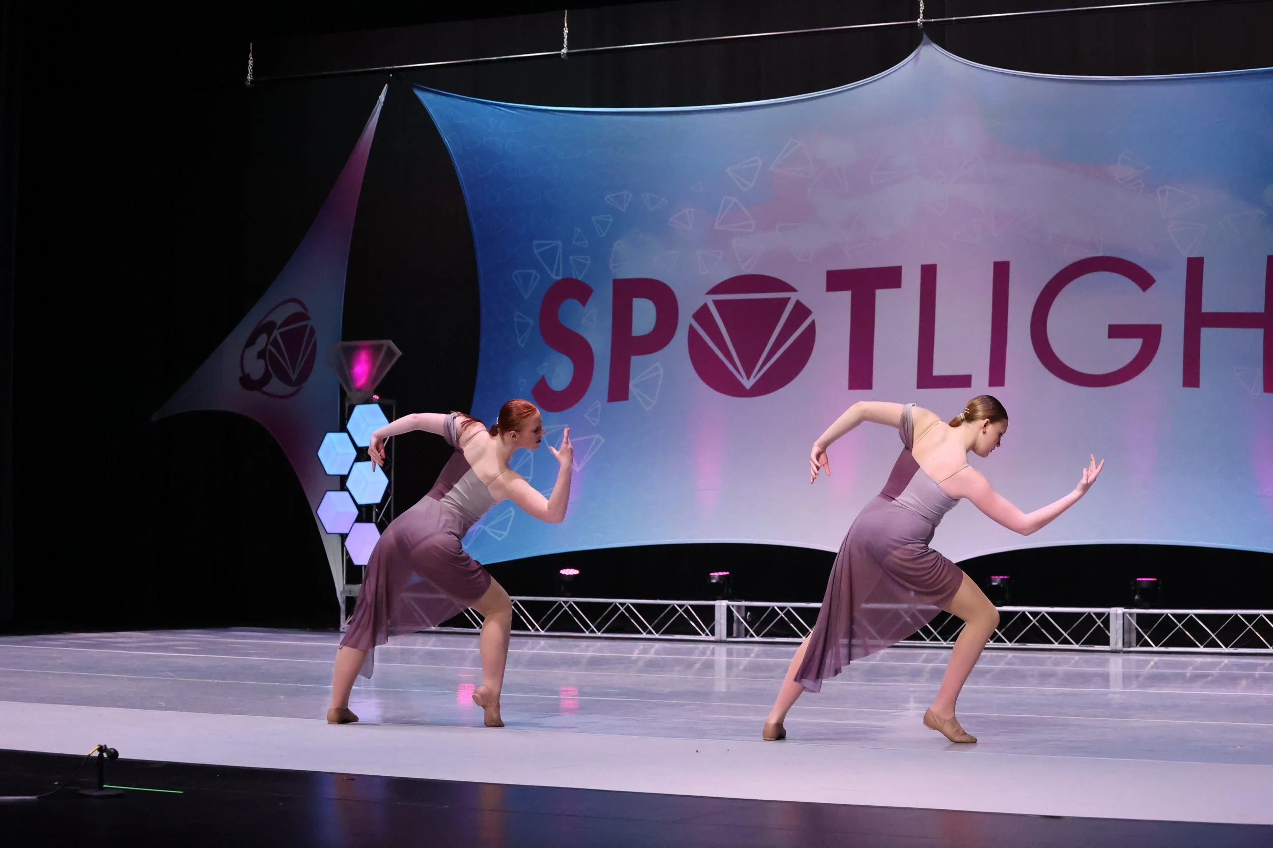 dancers performing lyrical on stage