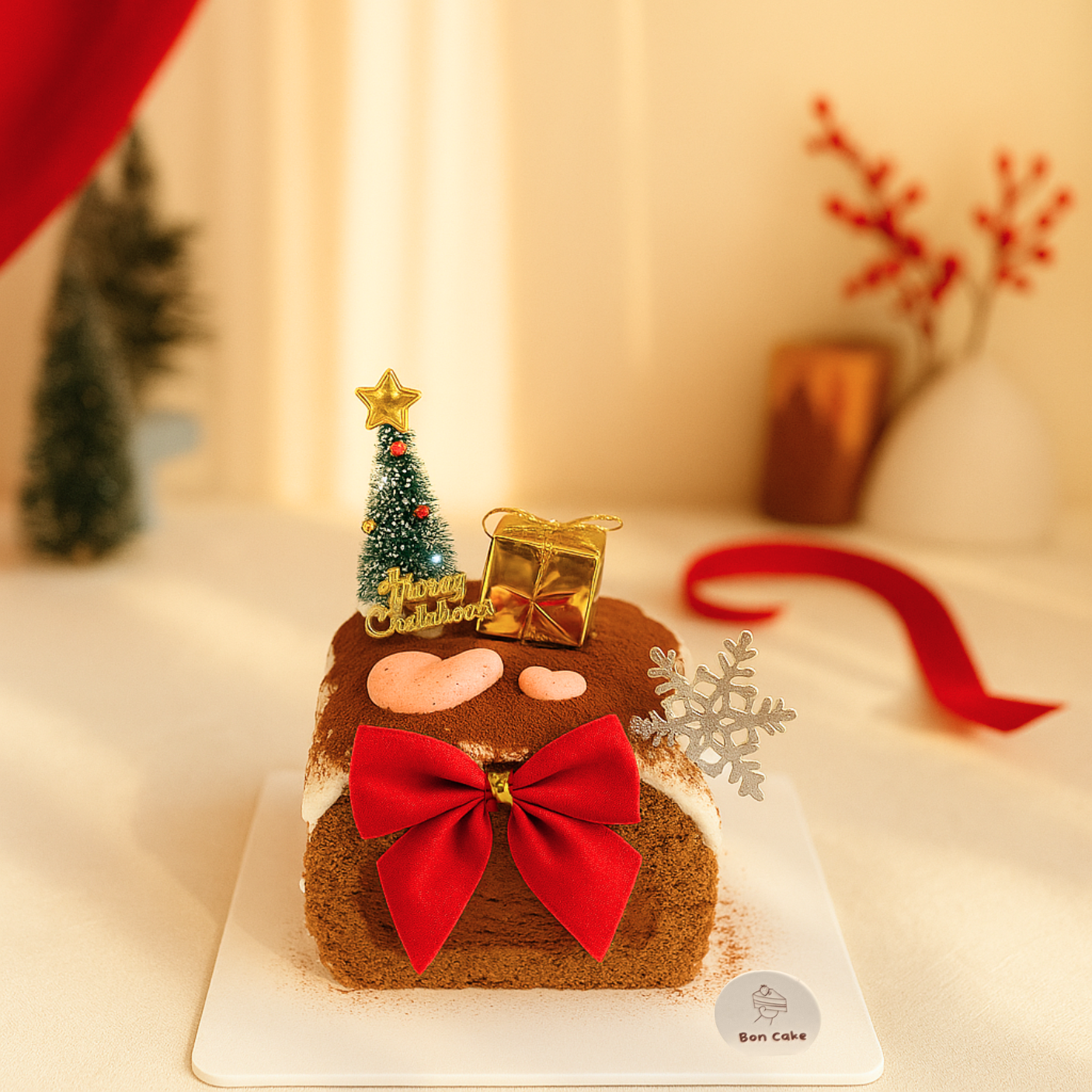Mocha hazelnut Log | Christmas Special
