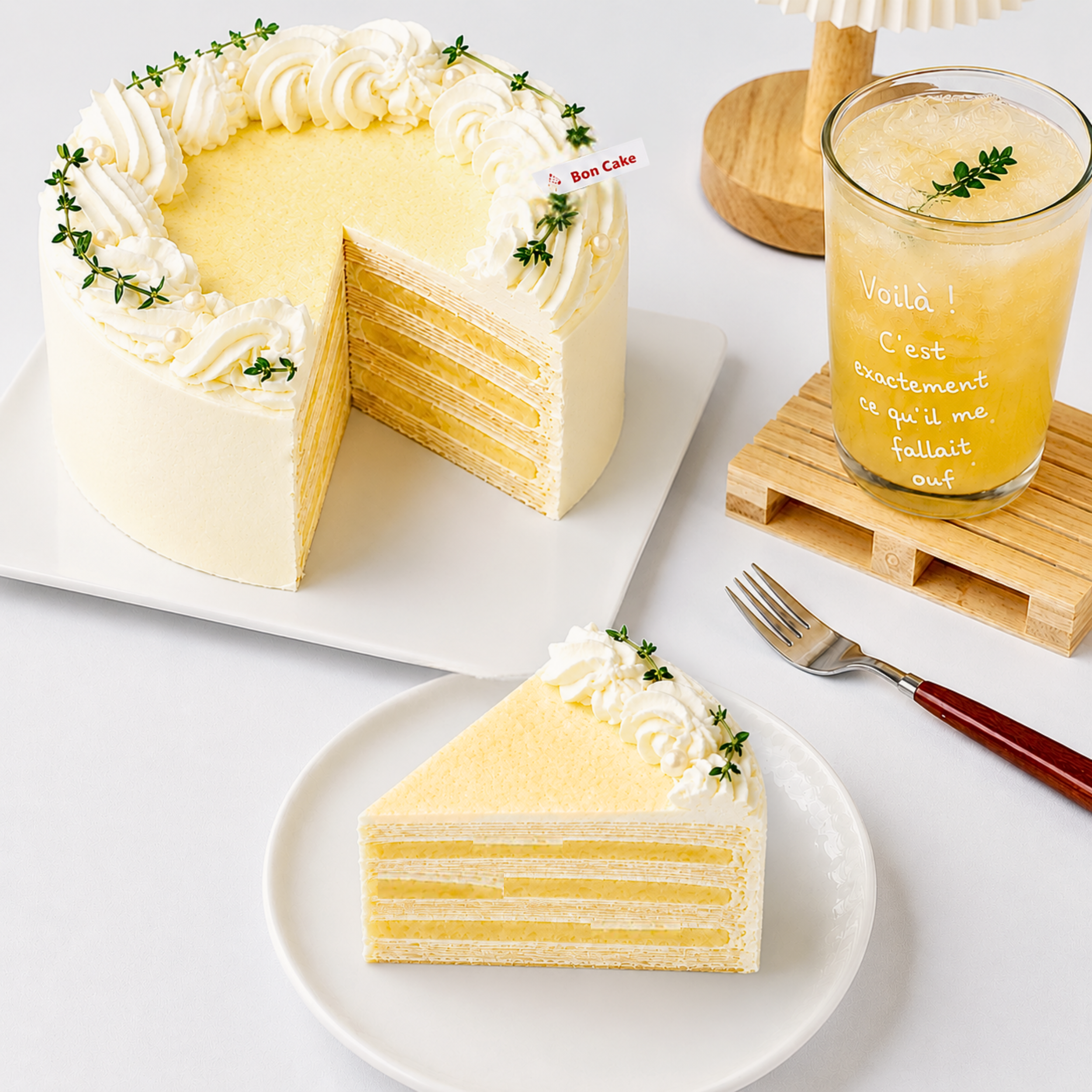 Durian Crepe Cake
