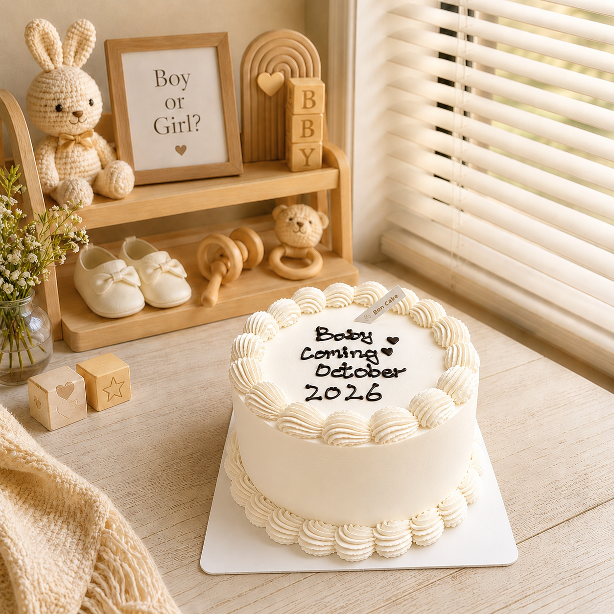 Gender Reveal Custom Cake