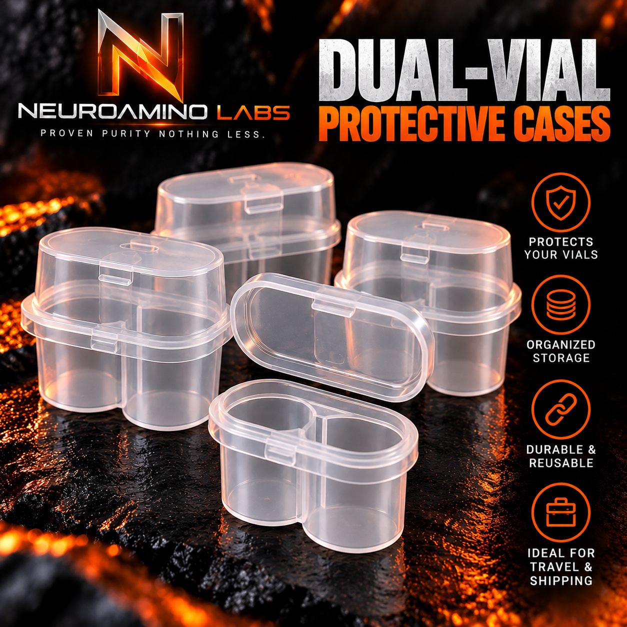 Dual-Vial Protective Cases