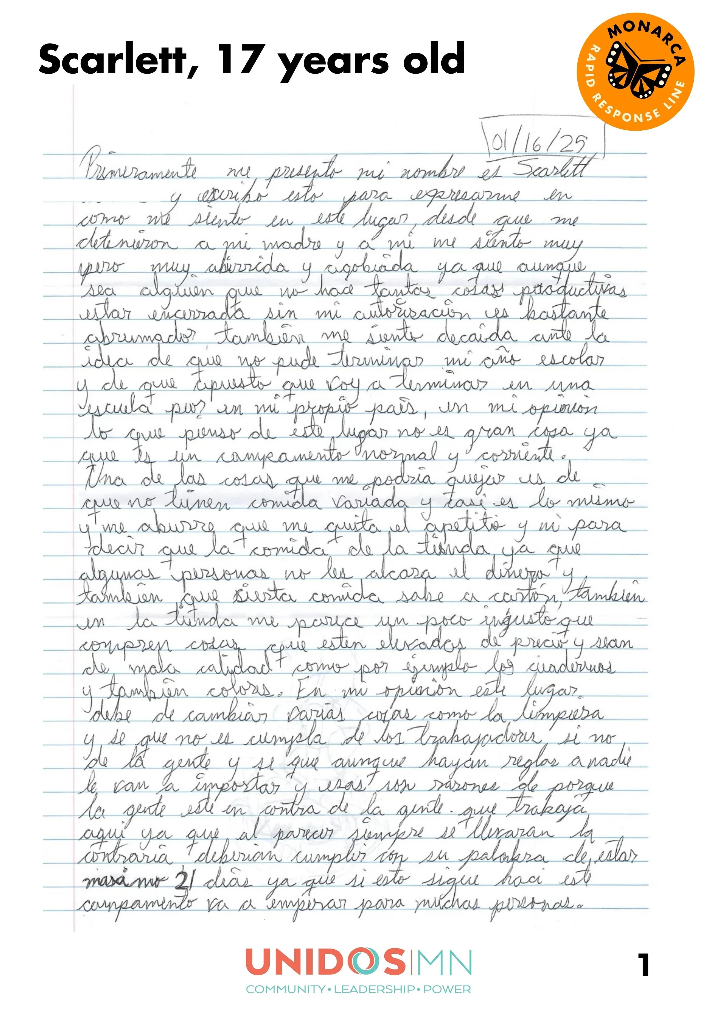 Scarlett, 17 years old 