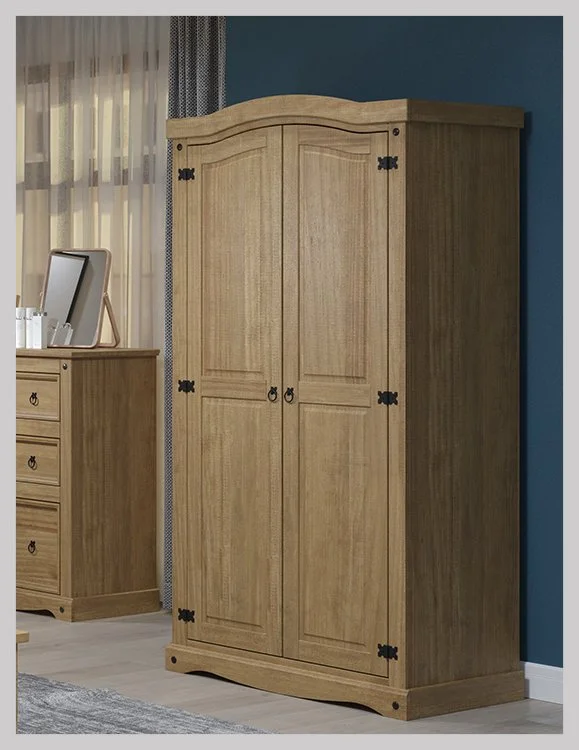 Premium Corona Pine 2 Door Ladies Wardrobe