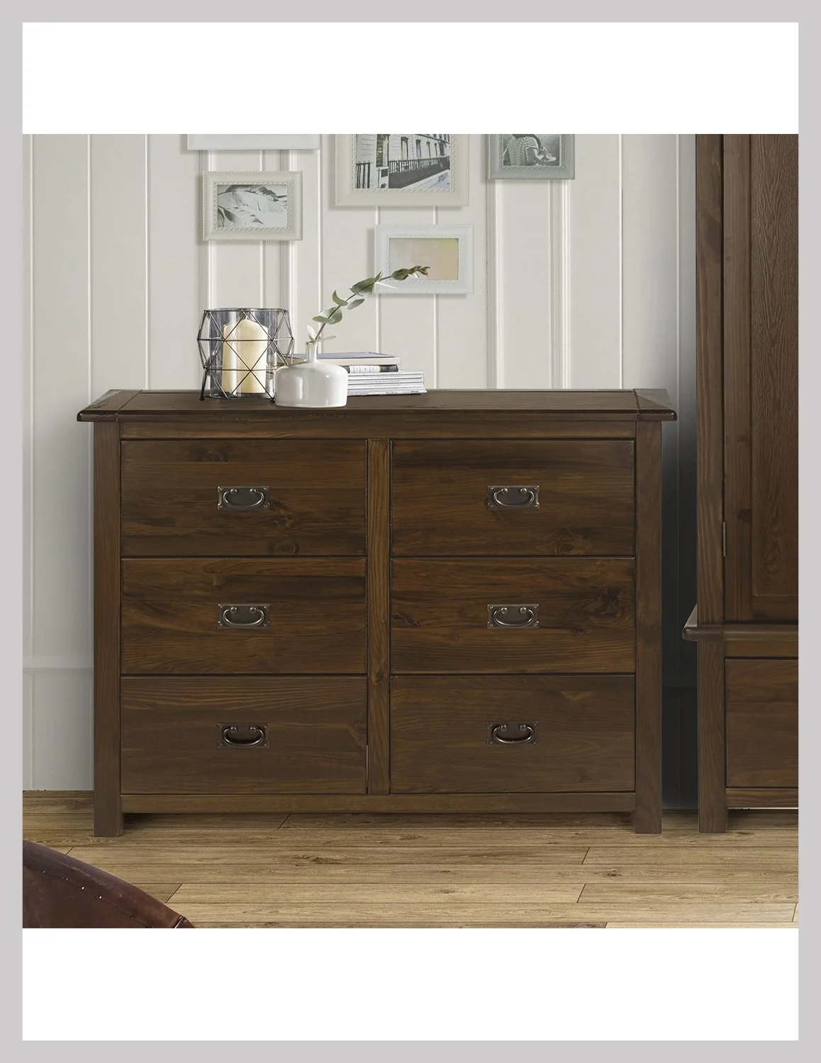 Boston Wide 3 + 3 Chest