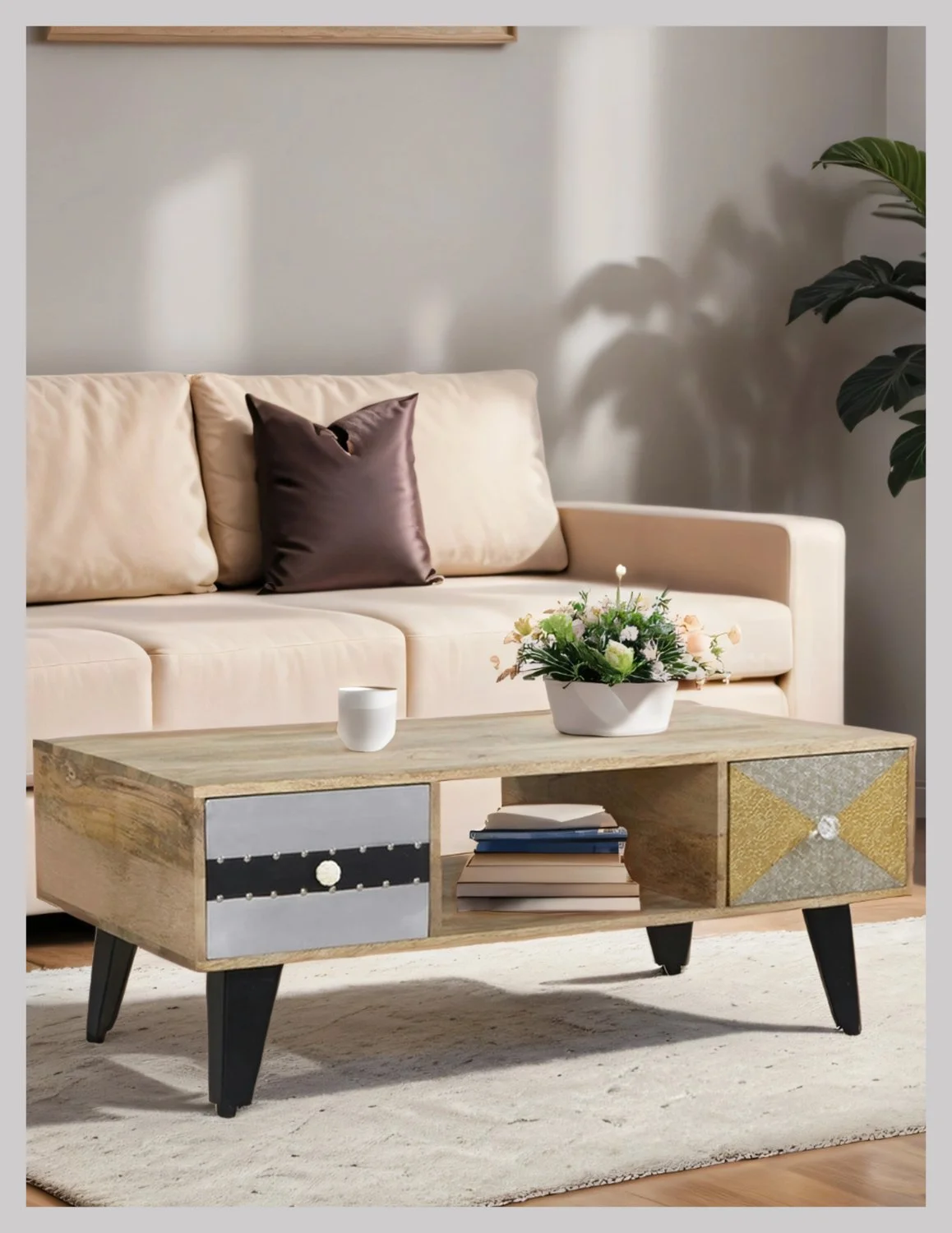 Soriano 2 Drawer Coffee Table