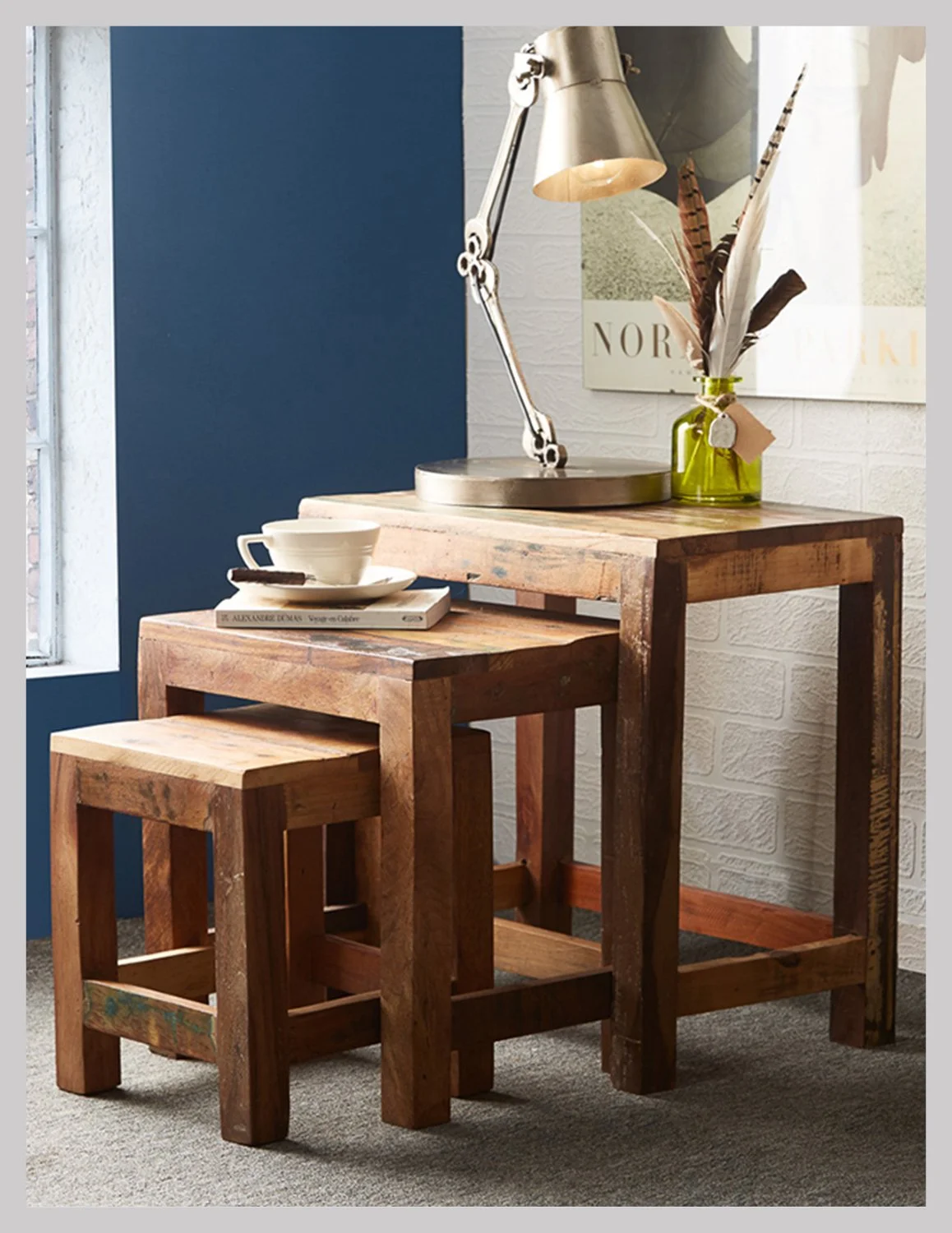 Shoreline  Nest of 3 Tables