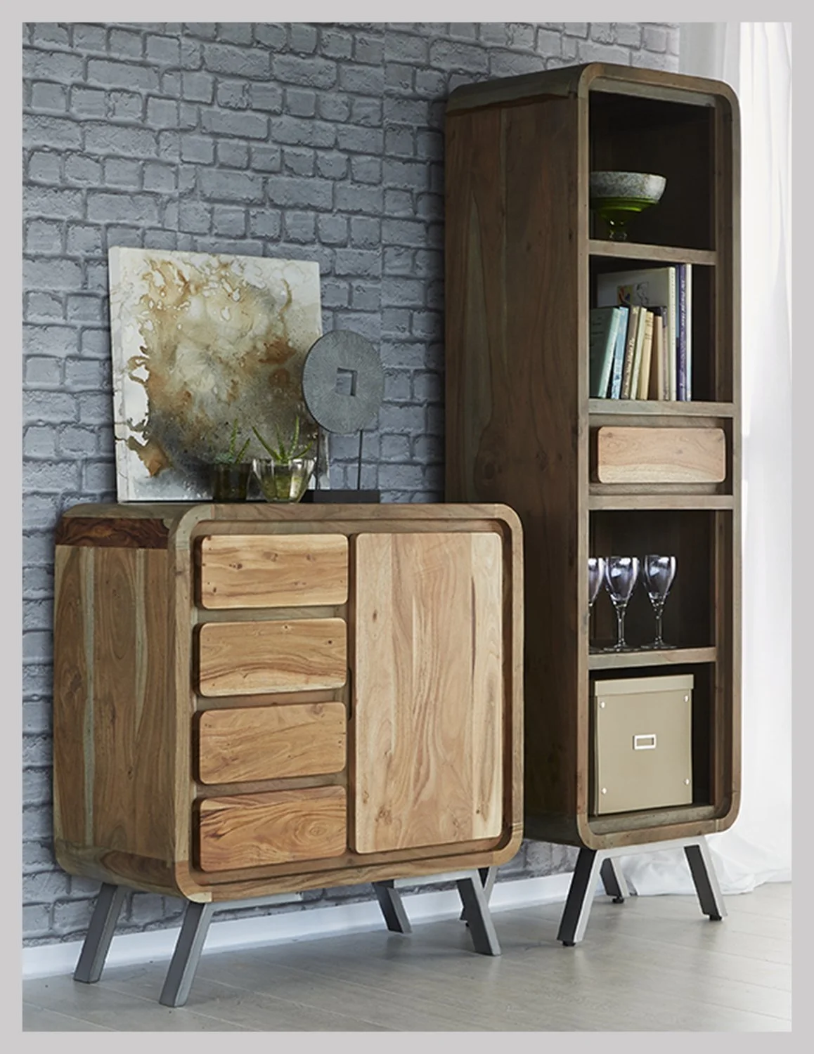 Atlas Narrow Bookcase