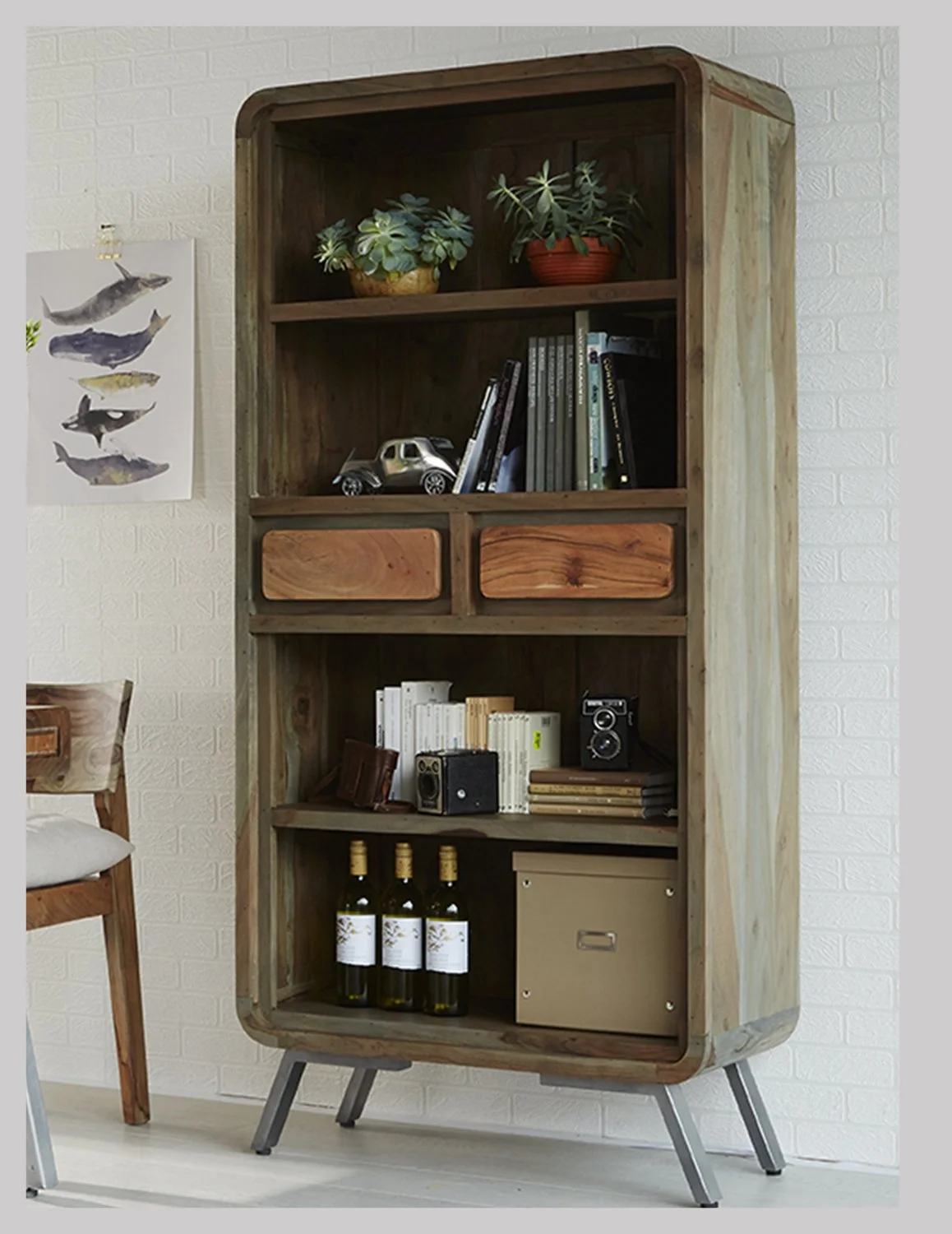 Atlas Large Bookcase