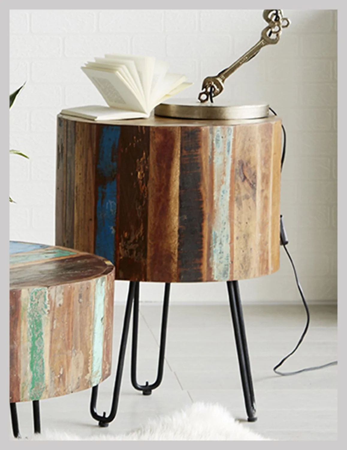 Shoreline Drum Side Table