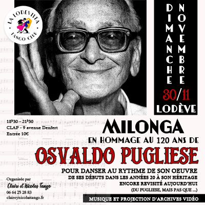 Milonga Spéciale 120 ans de PUGLIESE