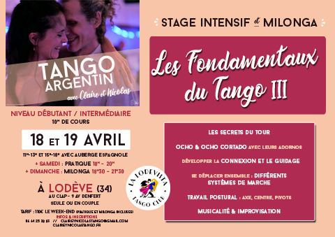 Les Fondamentaux du tango 3
