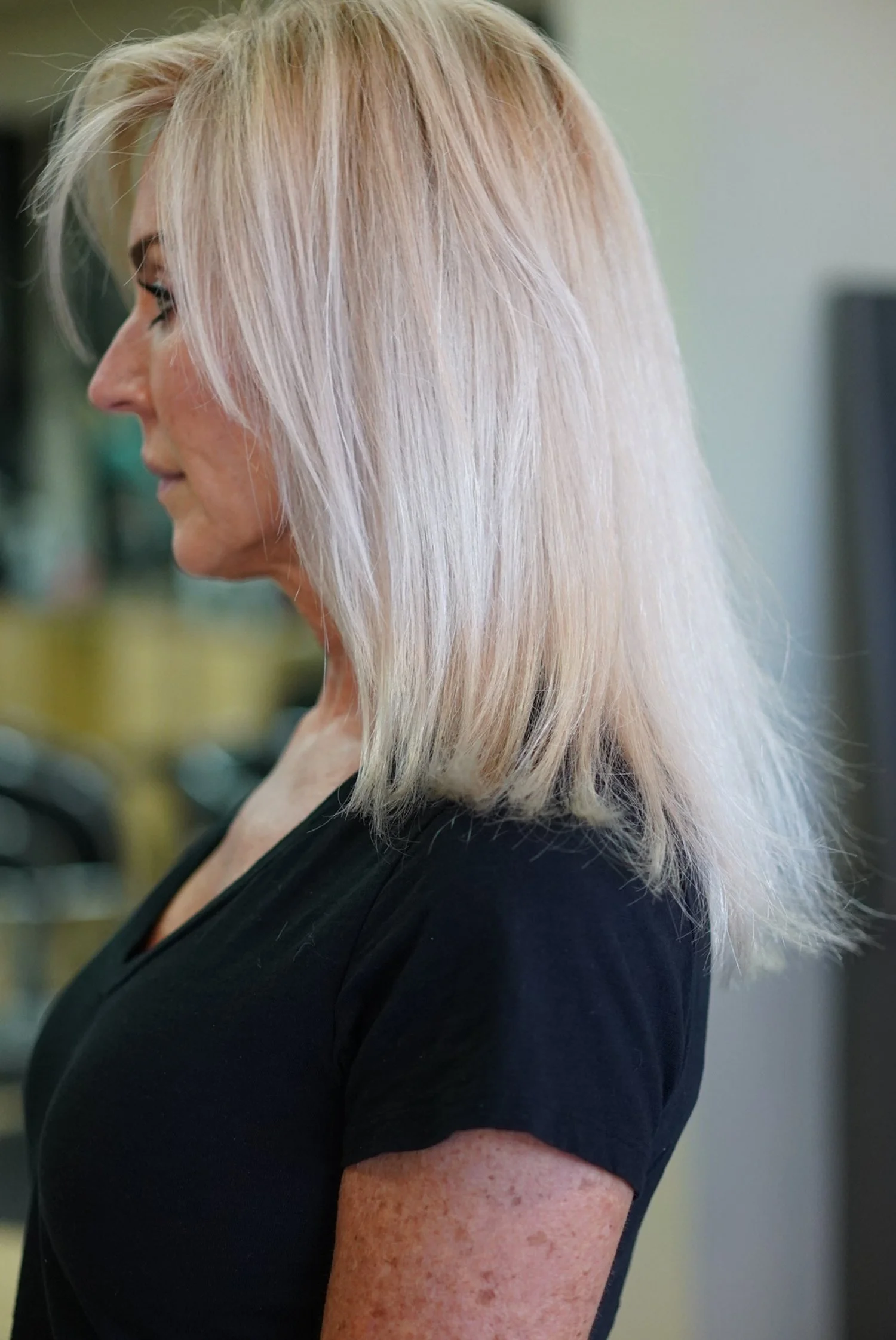 Long hair with layers