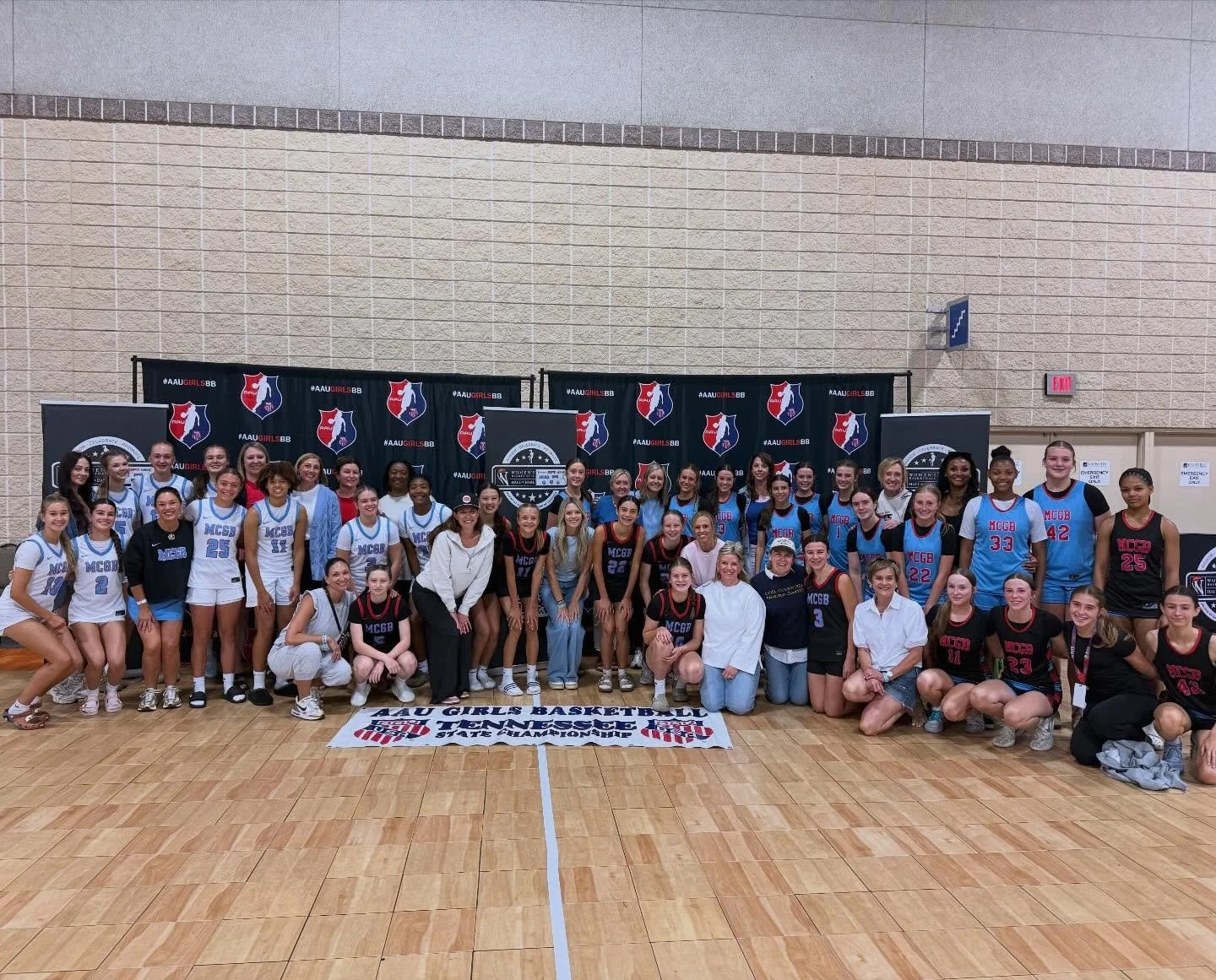 Our favorite Mother&rsquo;s Day tradition! Tennessee AAU State Tournament in Knoxville, TN! We love our MCGB Moms and are so thankful they chose to spend their Mother&rsquo;s Day with us. 🩵❤️
