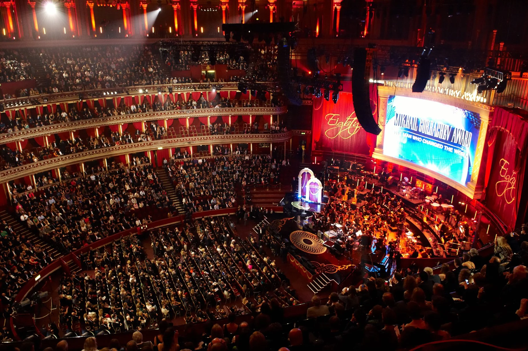 Gorbatchev Birthday Gala Royal Albert Hall London