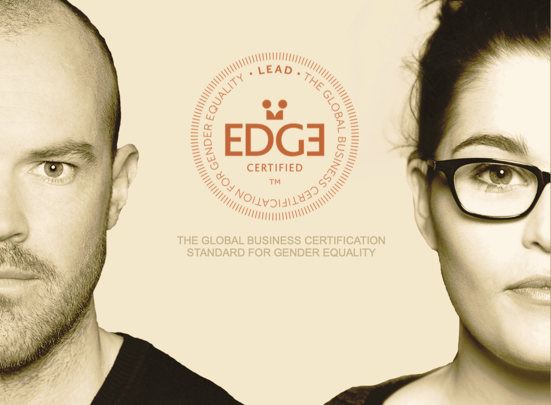 EDGE certification logo representing global business gender equality standards