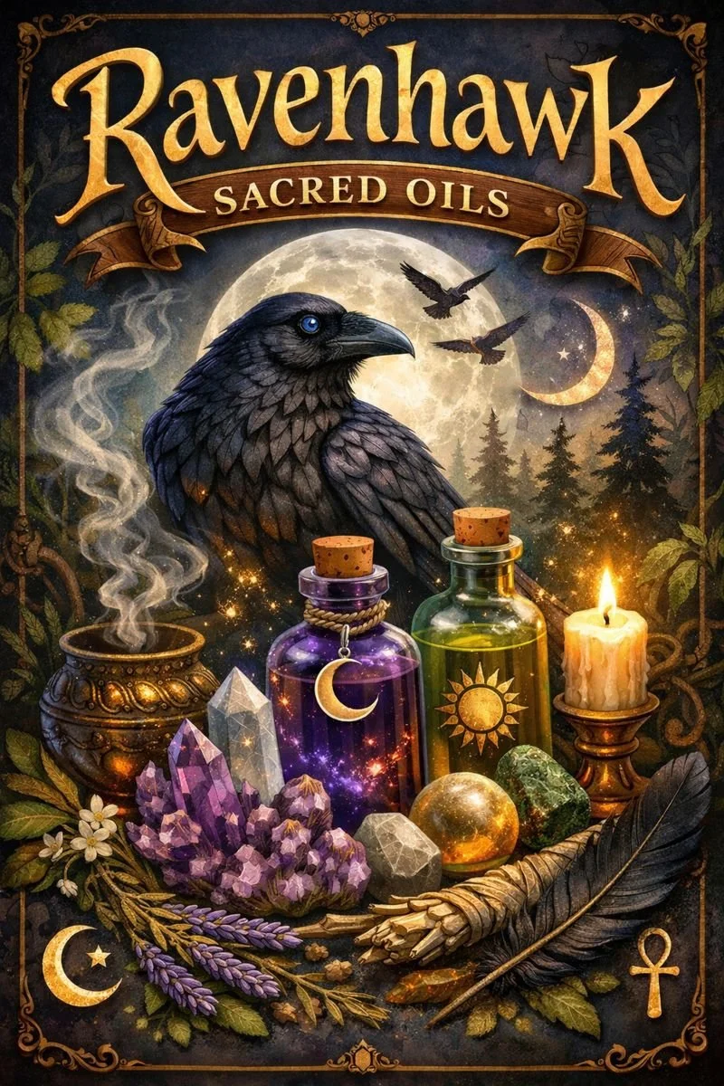 Ravenhawk Sacred Oils