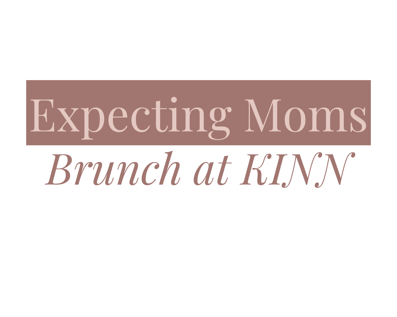 Expecting Moms Breakfast