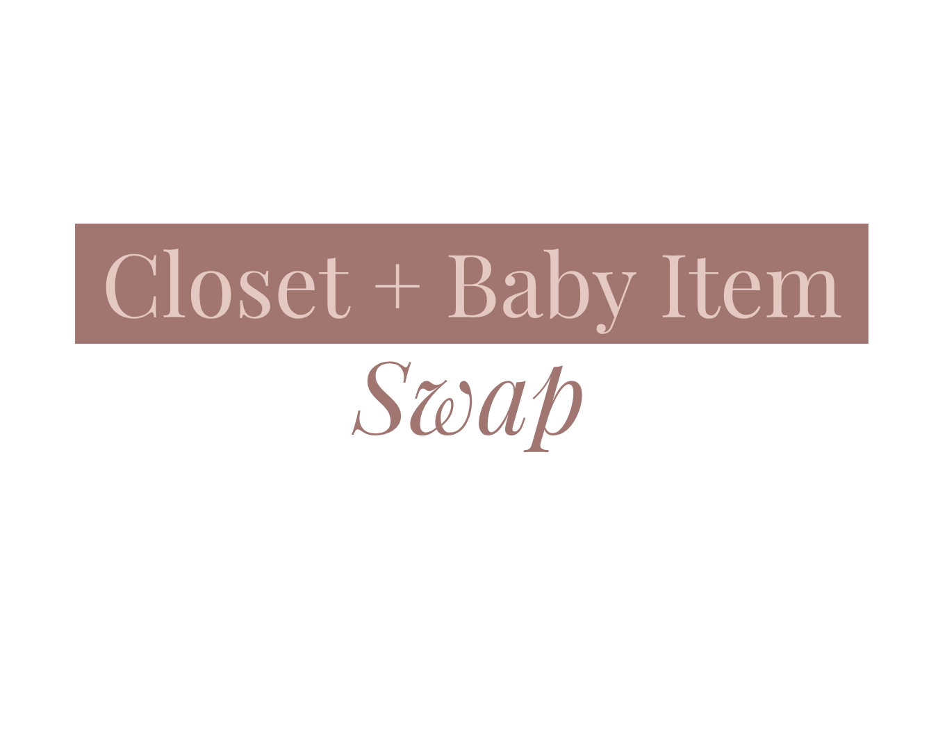 KINN Swap: Clothes and Baby Items