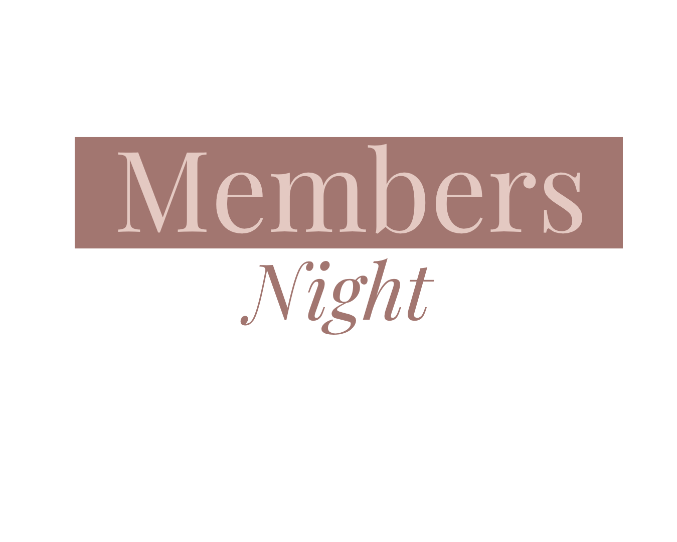 Members' Night