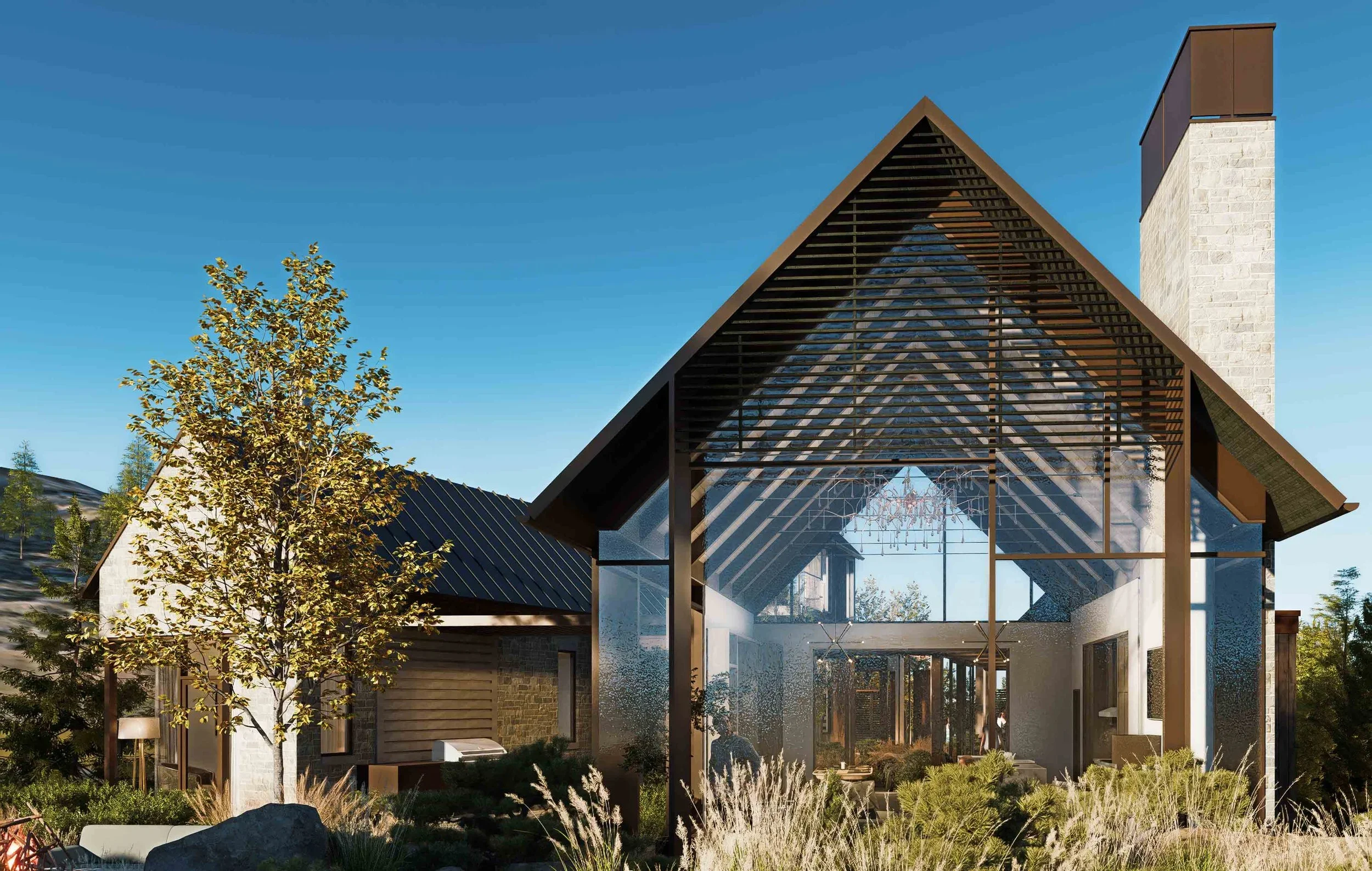 modern-mountain-courtyard-contemporary-glass-facade-carbondale-co-kimmel-architects.webp