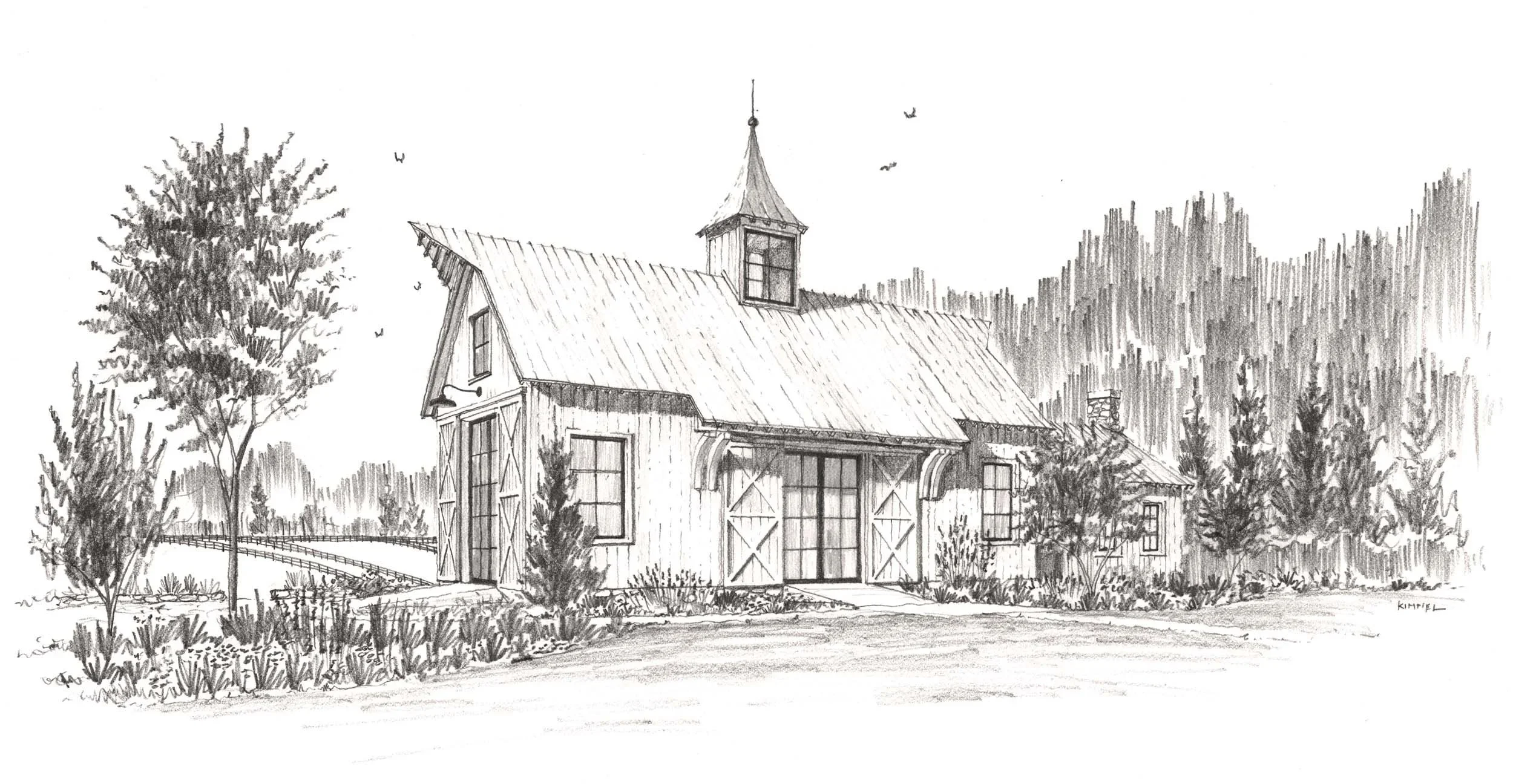 equine-estate-guest-barn-architectural-sketch-perspective-maryland-kimmel-architects.webp