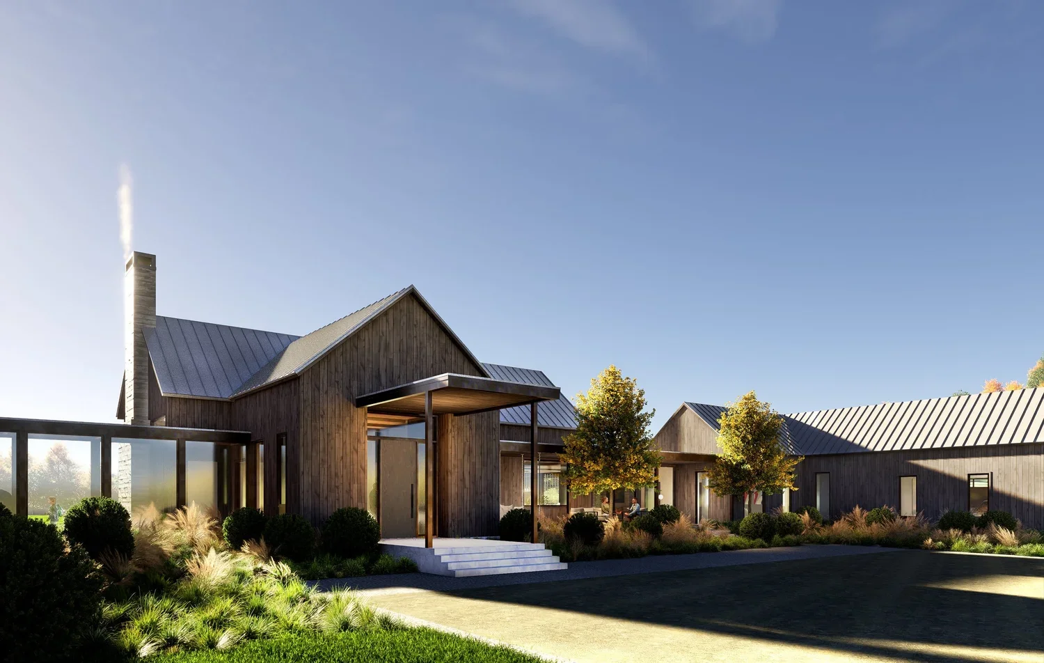 modern-family-compound-farmhouse-exterior-rendering-franklin-tn-kimmel-architects.webp