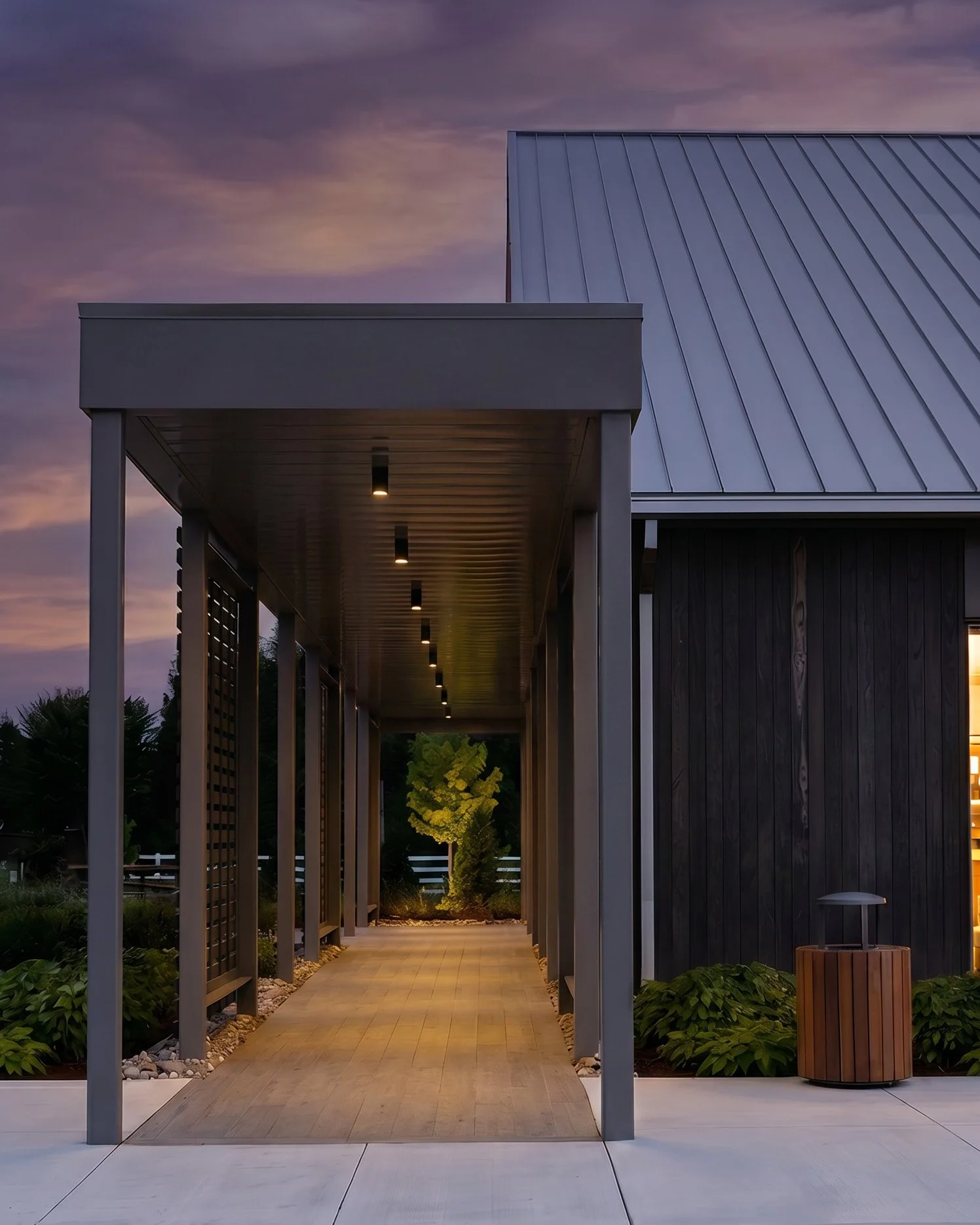 eastern-shore-medical-center-covered-walkway-at-dusk-lewes-de-kimmel-architects.jpg
