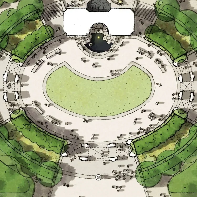 master-planning-circular-plaza-garden-design-kimmel-architects.webp