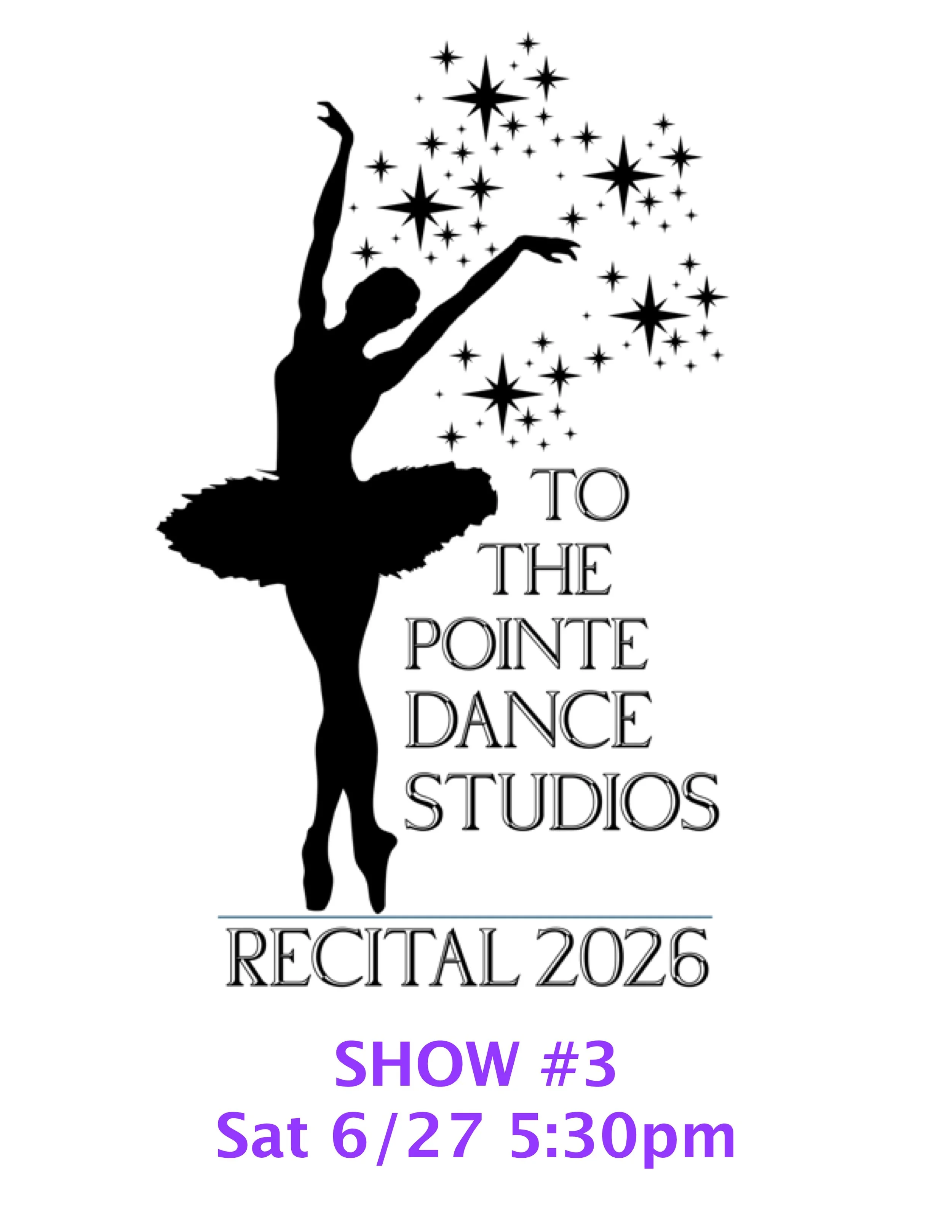 ORDER TICKETS- Show #3 Sat. 6/27 5:30pm