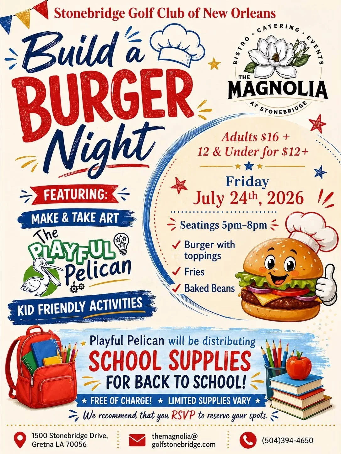 Stonebridge Golf Club Pop-Up and Dinner