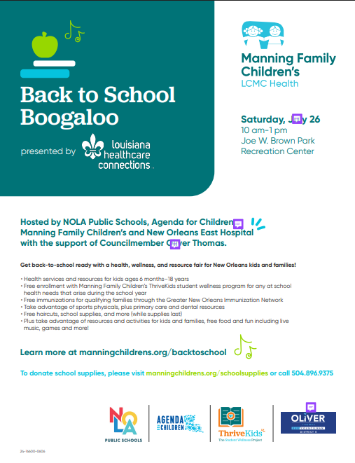 LCMC Back to School Boogaloo