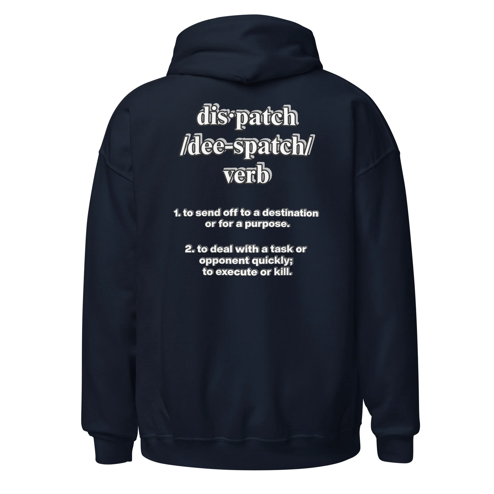 The "Dispatcher Definition" Dictionary Hoodie