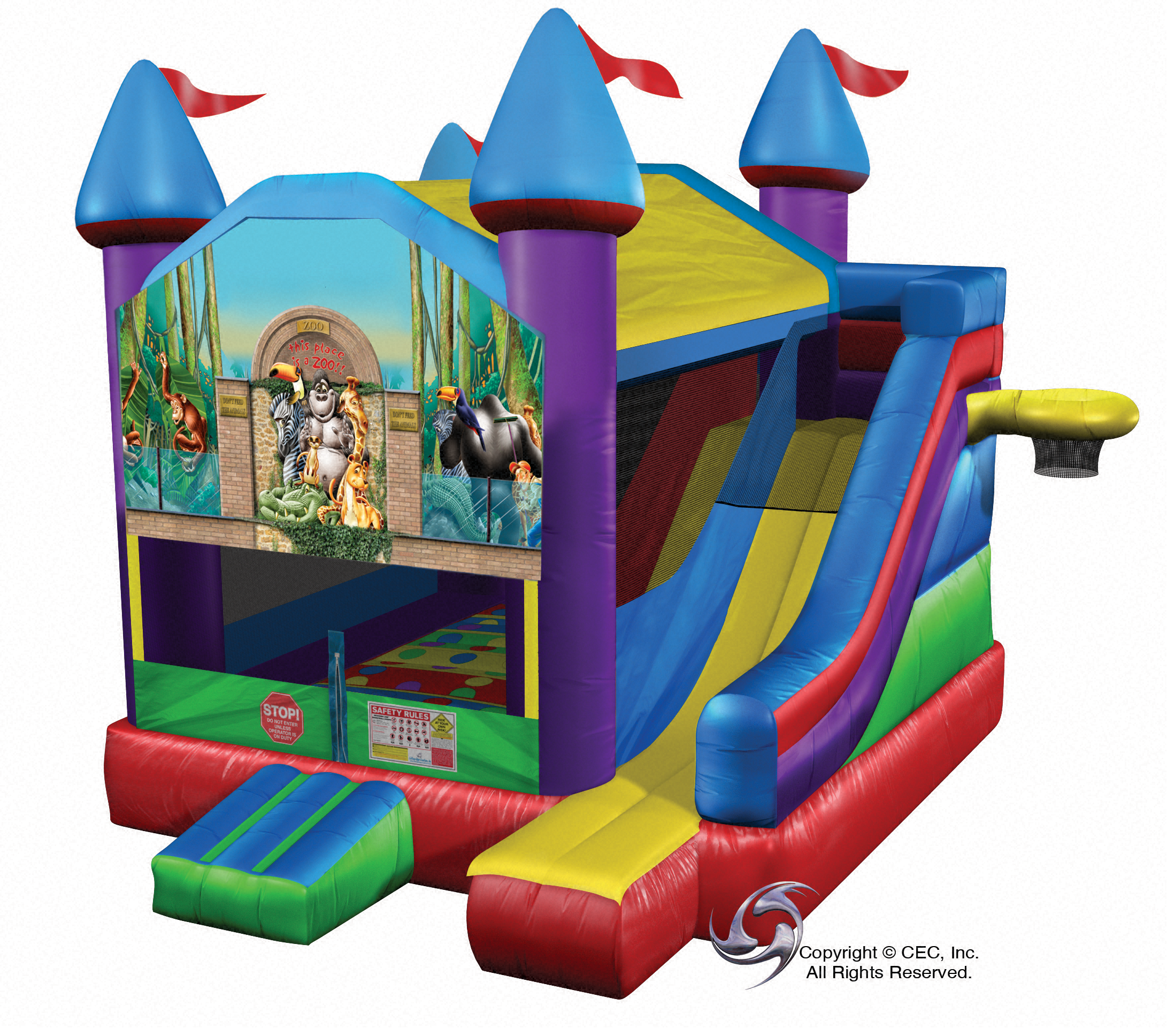 Combo, Inflatable, Bounce, House, Montana, Party, Rental
