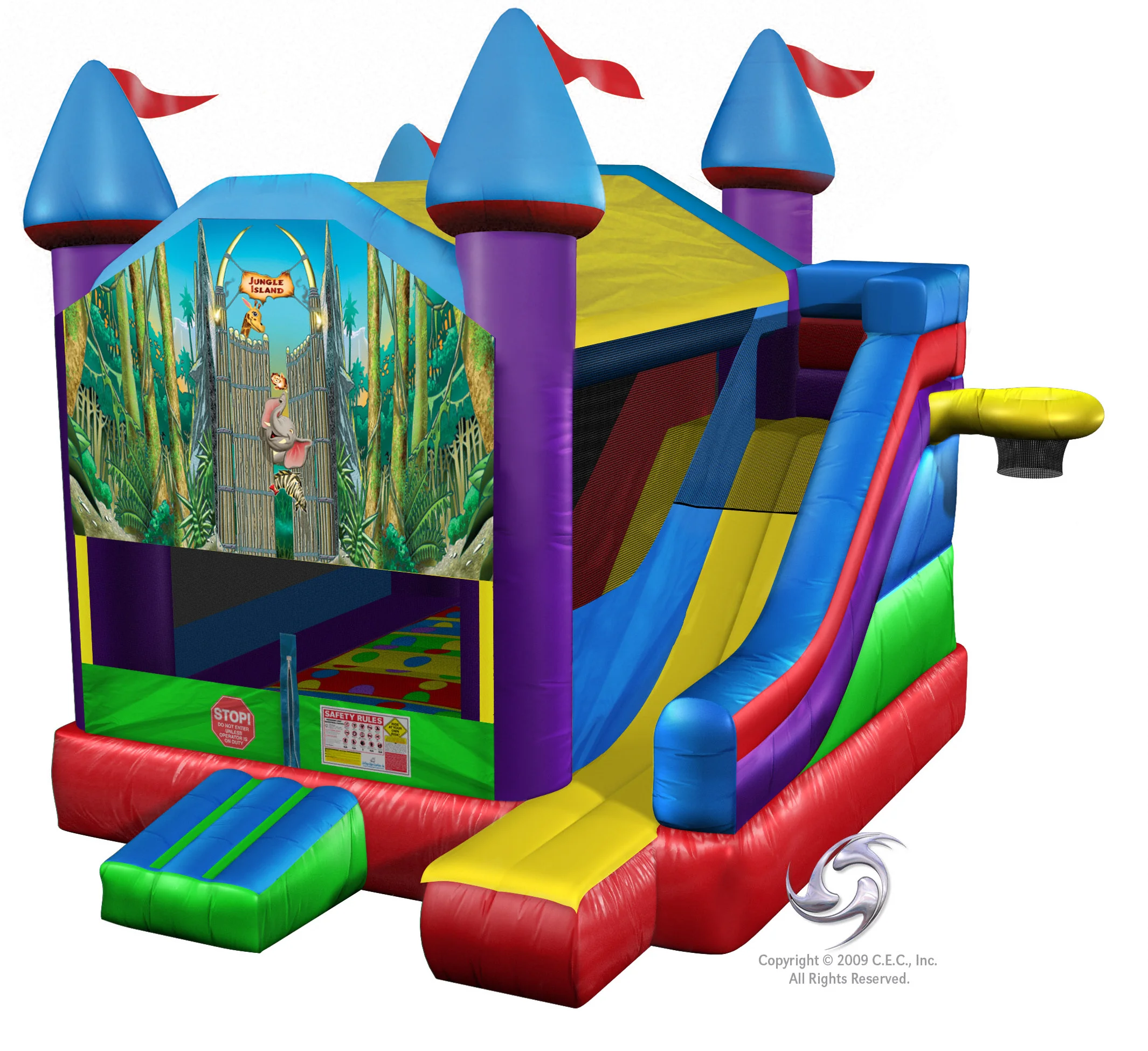 Combo, Inflatable, Bounce, House, Montana, Party, Rental