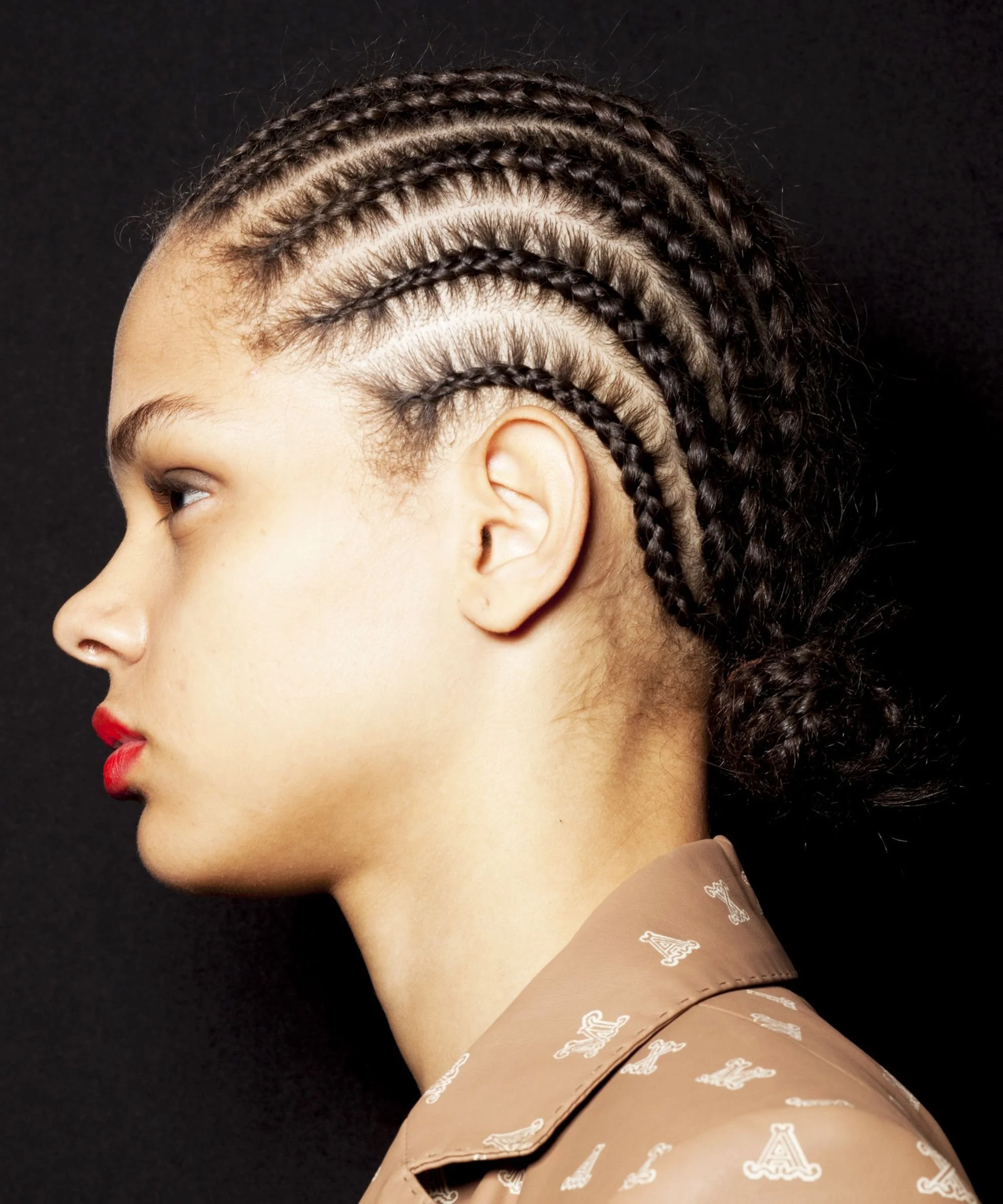 Simple Straight-Back Cornrows – No Extensions
