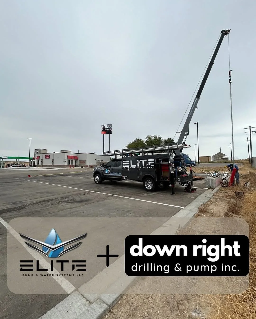 Big thanks to Sam and the crew at Downright Drilling for jumping in to help us with a stuck pitless!👊🏼

When Elite Pump &amp; Water and Downright Drilling team up, it&rsquo;s a pretty solid combo....two crews making each other look downright Elite.