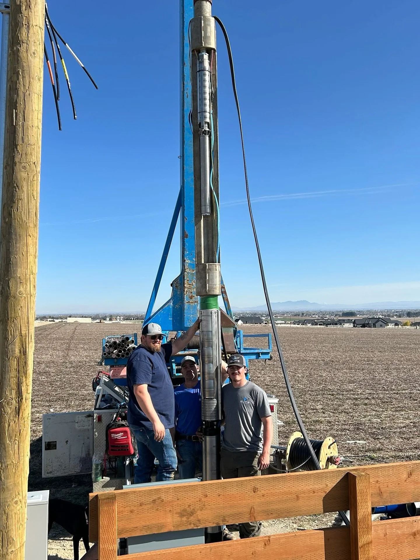 Pressure. Power. Precision. Performance.

This two-pump system is cranking out 700 GPM to serve both a subdivision and a farm&mdash;proof that Elite gets it done right. 💪💧 Shoutout to the crew that made it happen!