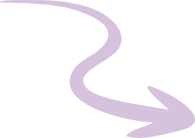 A light purple arrow pointing downward and to the right on a teal background.
