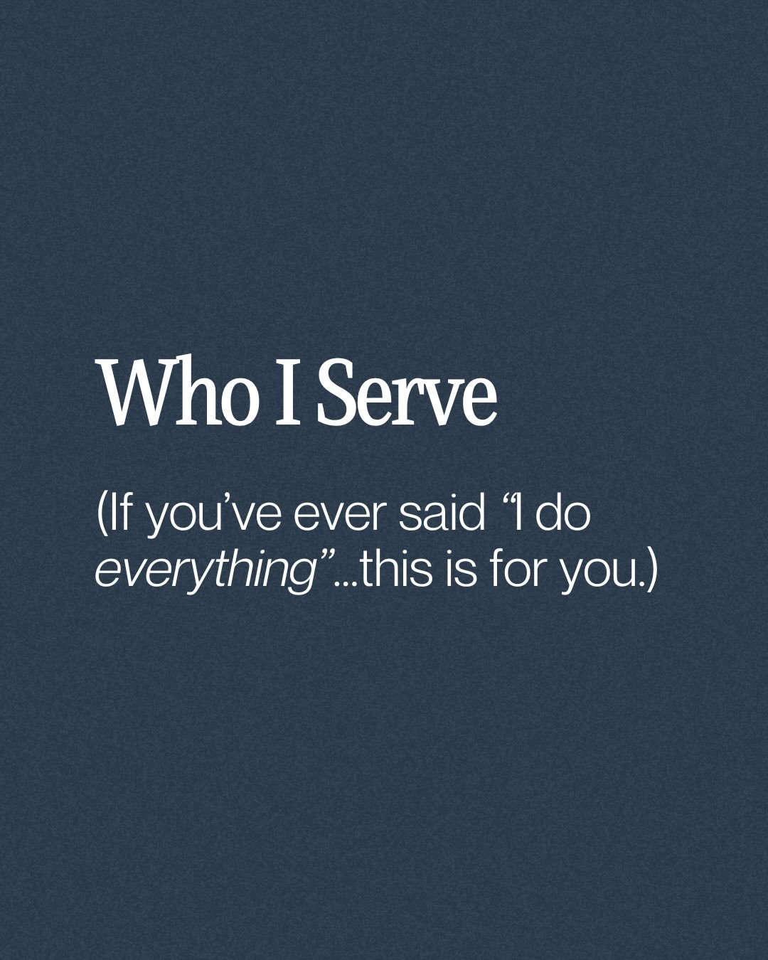 I work with small business owners who do everything.

You don&rsquo;t have a marketing team or a tech department, and that&rsquo;s not a flaw. It&rsquo;s a reality when you&rsquo;re running a home-grown business built with care, responsibility, and l