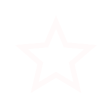 White outlined star with a shadow or background in black.